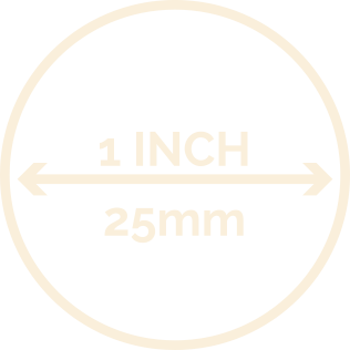 1 inch/25mm